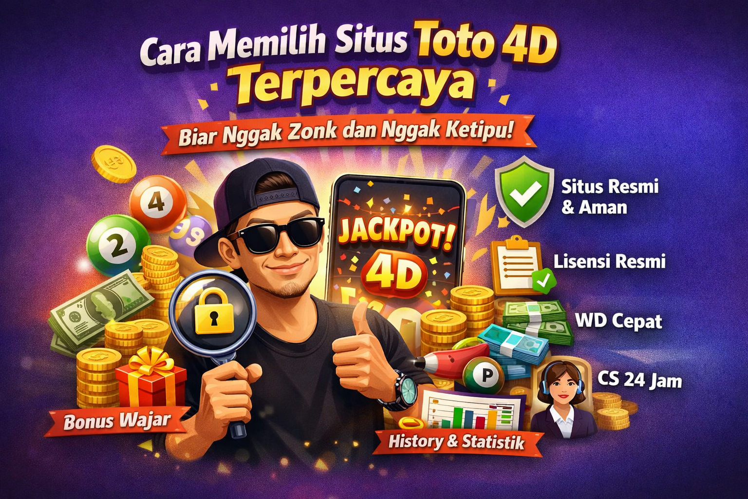 Cara Memilih Situs Toto 4D Terpercaya Biar Nggak Zonk dan Nggak Ketipu